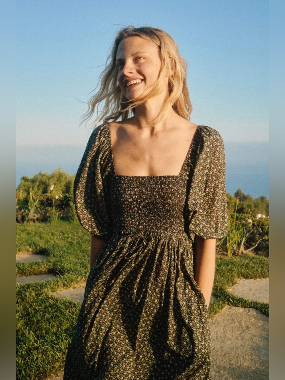 Christy Dawn Katrina dress in Night Strawberry Large